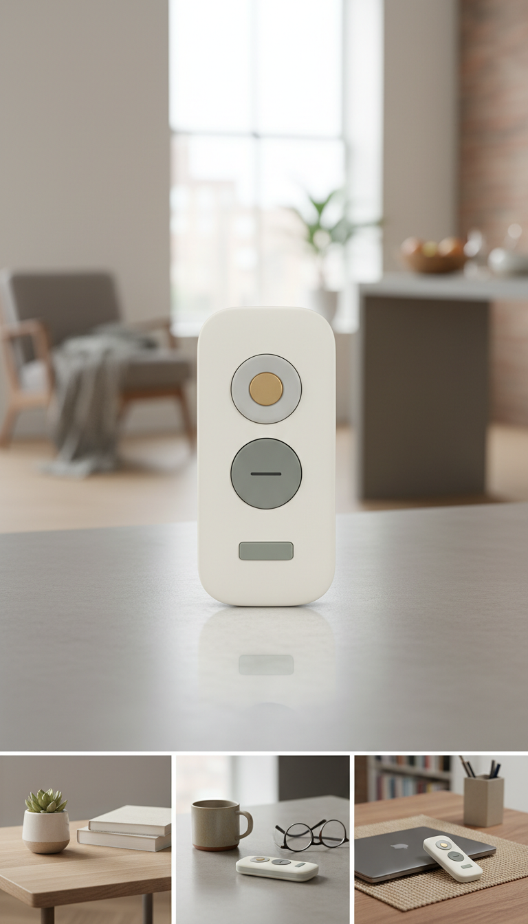 Portable Key Fob Remote, Minimalist