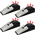 Home Security Door Stopper Alarm 2/4-Pack - Easy Installation No Tools Required, 3 Sensitivity Modes, 120DB Loud Alert, Stainless Steel Pressure-Resistant, Instant Trigger on Push